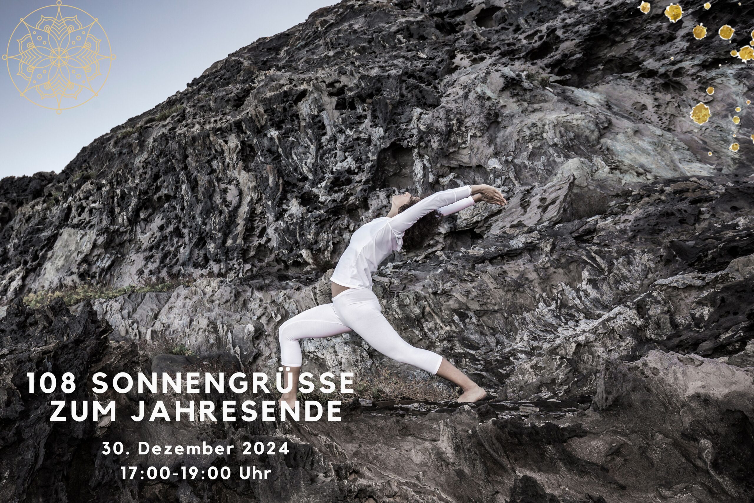 108 Sonnengrüße zum Jahresende am 30.12.2024 im Golden Yogaloft Ansbach